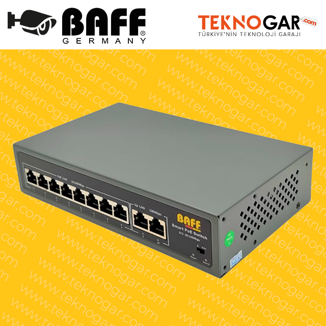 BAFF POE-2082 8 PORT POE SWITCH