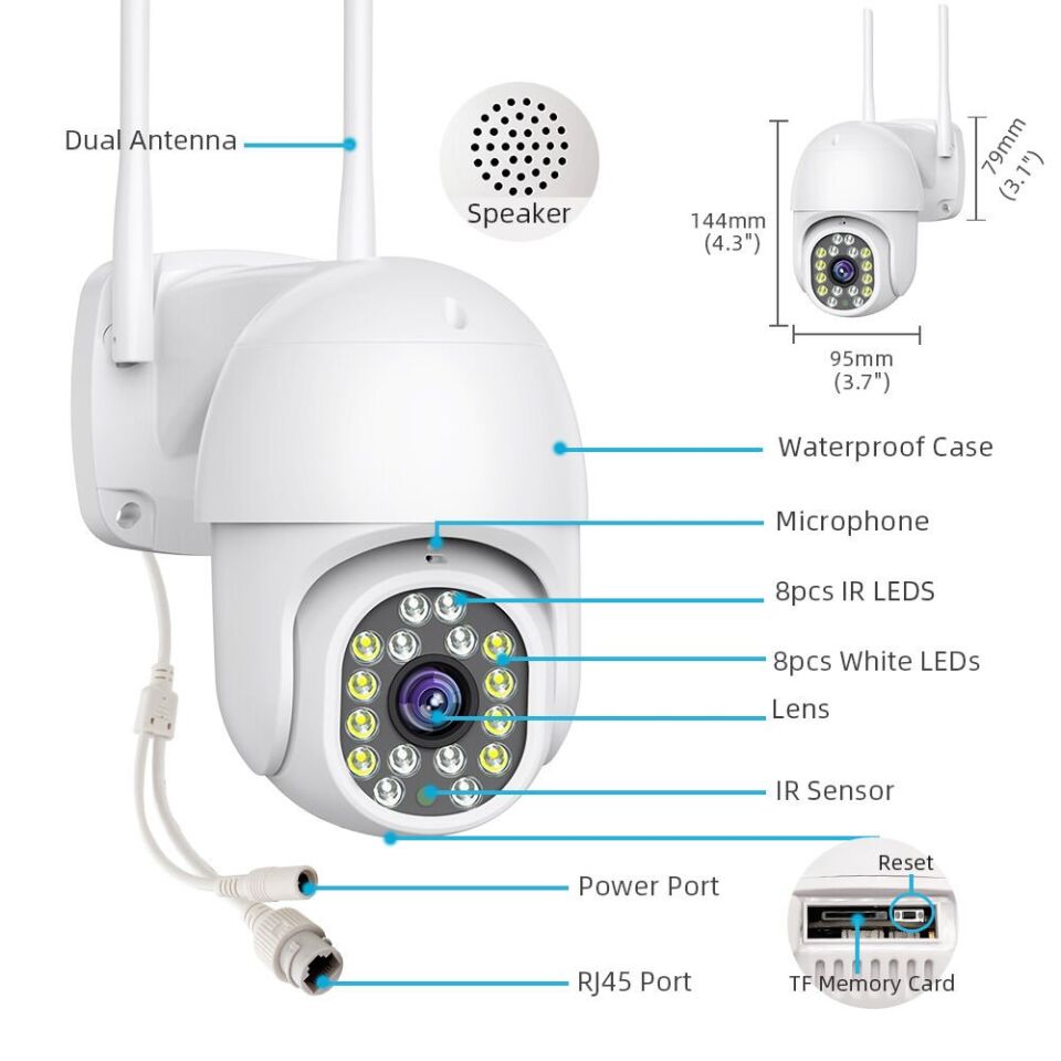 BAFF ICS-5407 GERÇEK 4MP AKILLI KAMERA