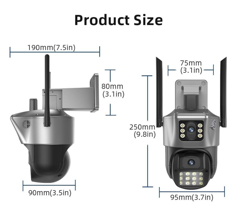 VİVA ICS-223 6MP 2 KAMERALI AKILLI KAMERA