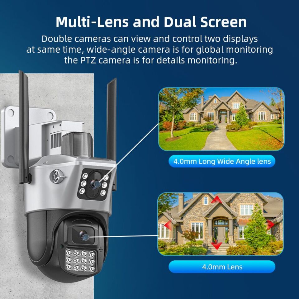 VİVA ICS-223 6MP 2 KAMERALI WİFİ AKILLI KAMERA