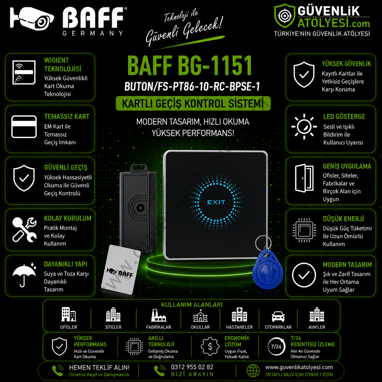 BAFF BG-1151 BUTON/FS-PT86-10-RC-BPSE-1