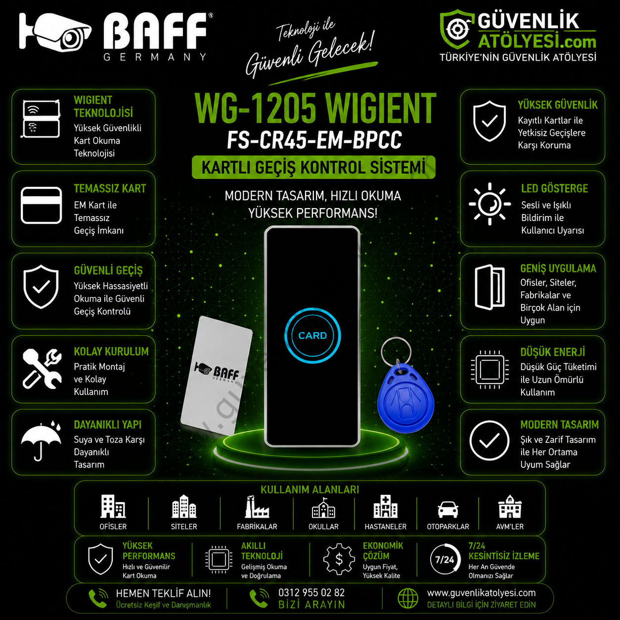 BAFF WG-1205 WIGIENT/FS-CR45-EM-BPCC KART OKUYUCU