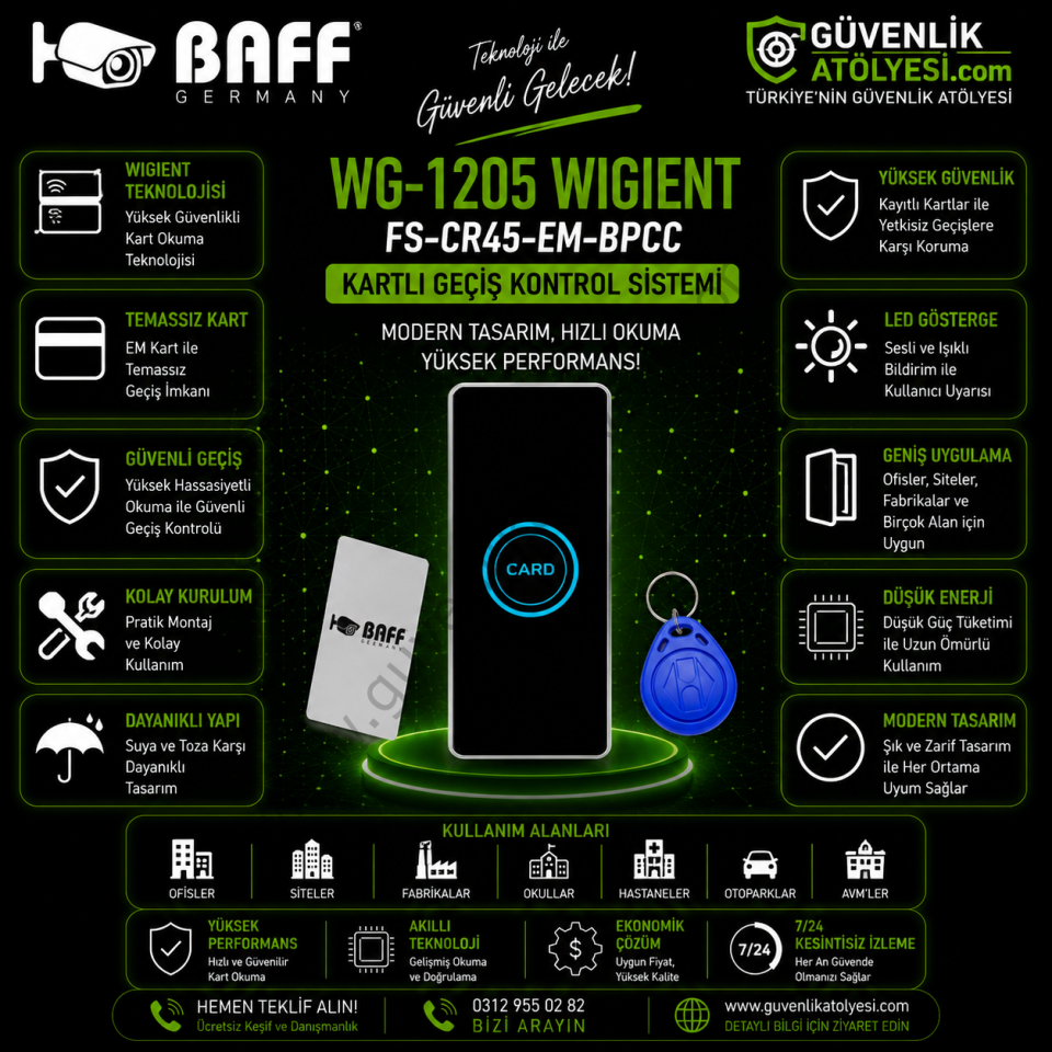 BAFF WG-1205 WIGIENT/FS-CR45-EM-BPCC KART OKUYUCU