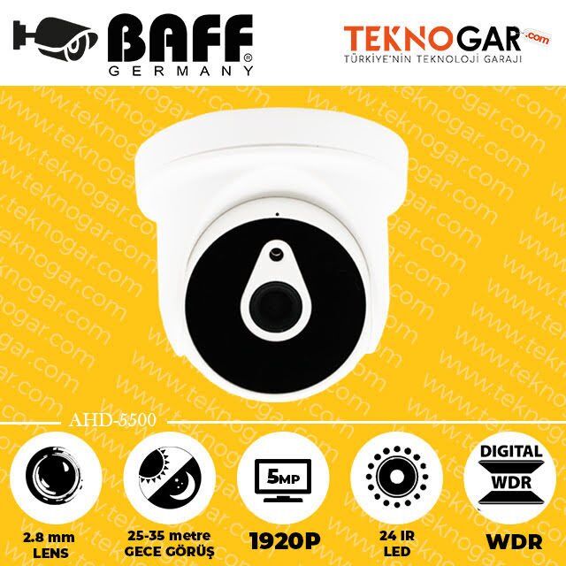 BAFF AHD-5500 2.8mm 5MP 24 IR LED